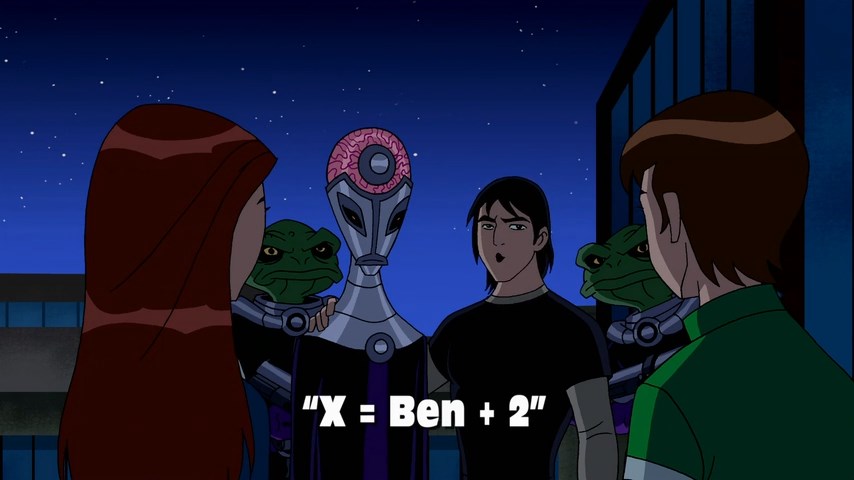 854px x 480px - Ben 10: Alien Force - X = Ben + 2